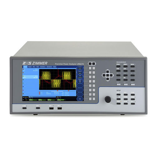 Analizzatore elettrico - LMG670 - ZES ZIMMER Electronic Systems - di potenza / benchtop / multivia