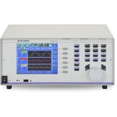 Analizzatore di potenza - LMG450 - ZES ZIMMER Electronic Systems - elettrico / di tensione / armonico
