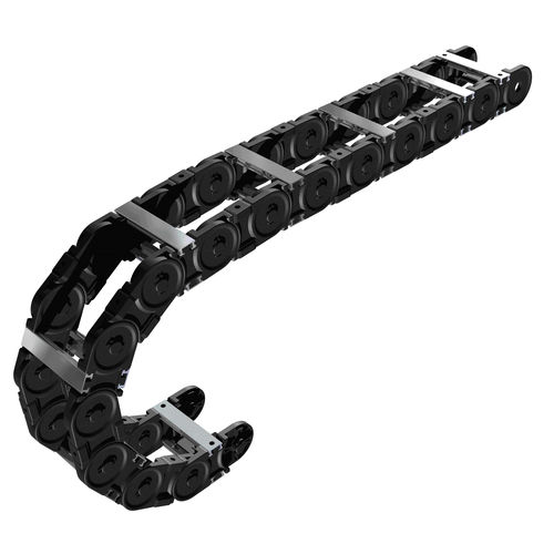 Catena portacavi aperta - PLE Series - EKD Systems GmbH - chiusa / in plastica / in alluminio