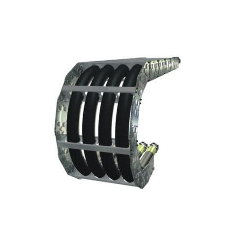 Chaîne Portecâble Ouverte (cable Carrier) Avec Connecteurs - Taille 25x57mm, Longueur 1 Mètre - Marque Uxcell