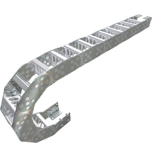 Catena portacavi aperta - GKA - EKD Systems GmbH - in metallo / con separatori / autoportante