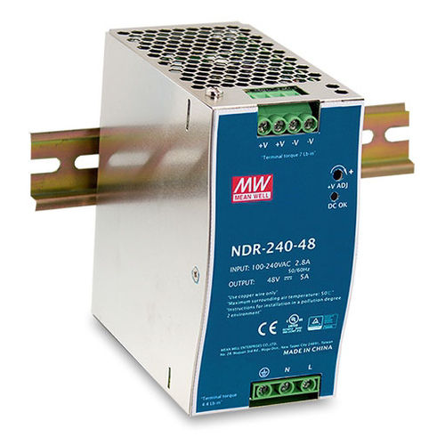 Alimentatore elettrico su guida DIN - DIS-N240-48 - D-Link® - AC/DC / per applicazioni industriali
