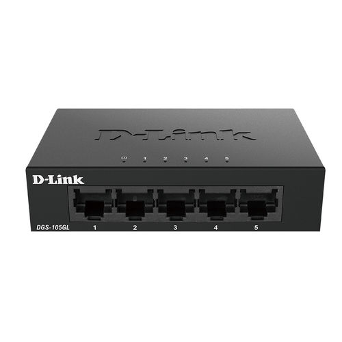 Switch Ethernet non gestibile - DGS-105GL - D-Link® - 8 porte / Ethernet gigabit / per ufficio