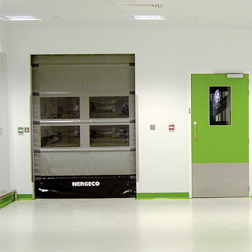 Porta ad avvolgimento - Star 5 Labo series - NERGECO - per interno / per camera bianca / rapida