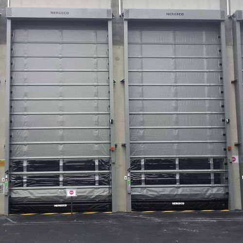 Porta ad impacchettamento - VL 3000 Enduro - NERGECO - vetrata / da esterno / rapida