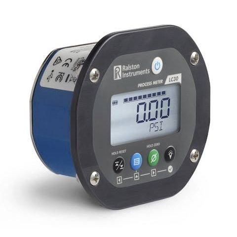 Manometro con display LCD - LC30 - Ralston - con montaggio posteriore / per montaggio su pannello / NPT 1/4
