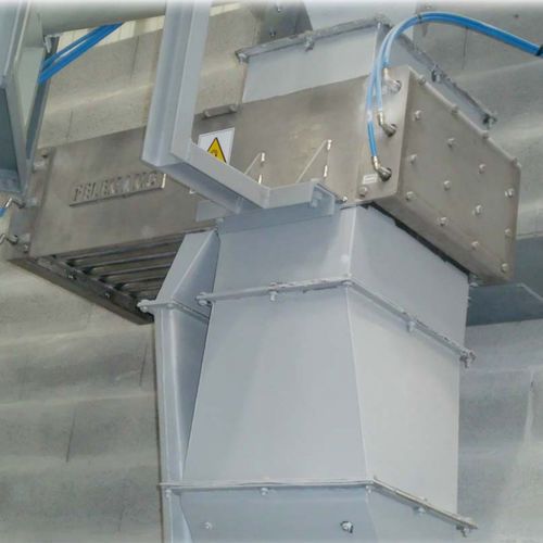 Piastra magnetica per smistamento dei metalli ferrosi - FELEMAMG - rettangolare / in acciaio inossidabile