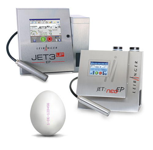Marcatore codificatore a getto di inchiostro continuo - JET3up EP - Leibinger - per l'industria agroalimentare / di carta