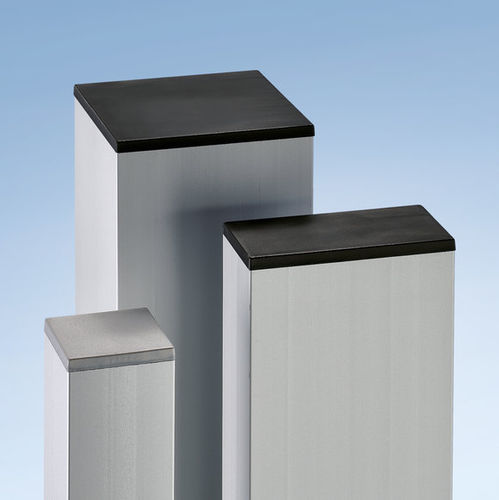 Tappo di protezione press-fit - Maschinenbau Kitz GmbH - rettangolare / in plastica / per estremità di profilati