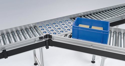 Trasportatore a rulli - RBF 2000 - Maschinenbau Kitz GmbH - a rulli motorizzati / curvo / inclinato