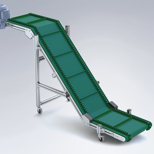 Trasportatore a nastro - KFG-P 2000 - Maschinenbau Kitz GmbH - orizzontale / inclinato / da trasporto