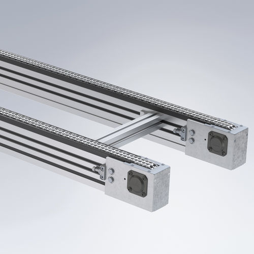 Trasportatore a catena - KTF-P 2010 - Maschinenbau Kitz GmbH - orizzontale / da trasporto / per pezzi da lavorare