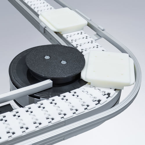 Trasportatore a nastro - Versaflex - Maschinenbau Kitz GmbH - a catena / con catena a pastiglie / con catena a cerniere