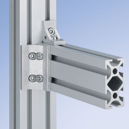 Elemento di fissaggio per profilati in alluminio - Maschinenbau Kitz GmbH - metallizzato