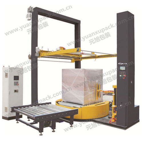 Avvolgitrice fasciapallet a tavola rotante - Yuanxu Packing(shanghai) Machinery Co., LTD - automatica / per pacchetti / per pellicola estensibile