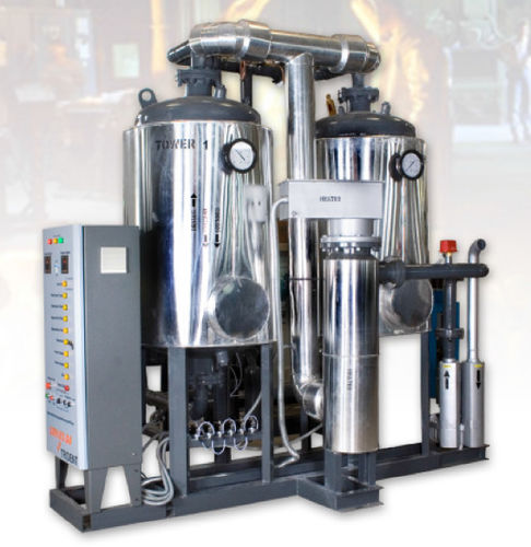 Essiccatore per aria compressa ad adsorbimento con calore - DB series - Trident Pneumatics Pvt Ltd - compatto / a bassa pressione / ventola di spurgo