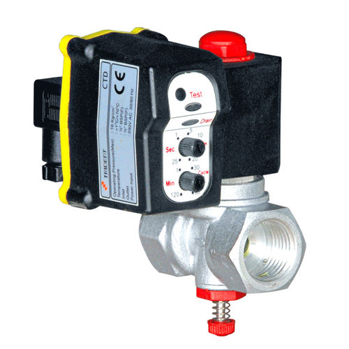 Valvola di svuotamento - CTD series - Trident Pneumatics Pvt Ltd - a pistone / manuale / a comando elettrico