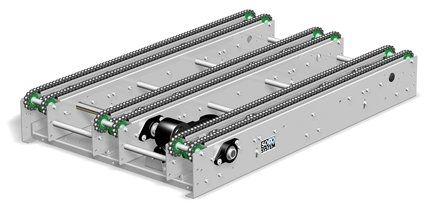 Trasportatore a catena - Soco System - orizzontale / da trasporto / per pallet