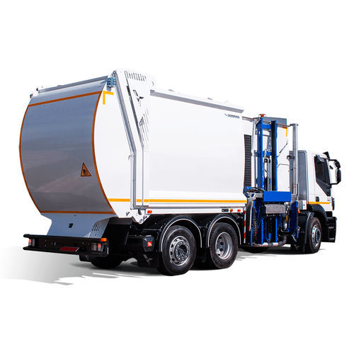 Veicolo raccolta rifiuti con caricamento laterale - Speedline SLM - Dennis Eagle - diesel / con cassone ribaltabile