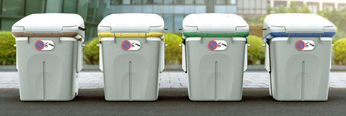Cassonetto in plastica - ICON - Dennis Eagle - intelligente / per rifiuti urbani / bloccabile