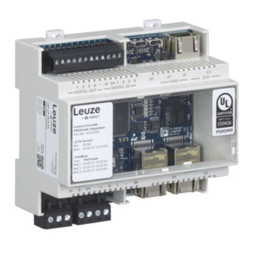 Modulo relè di commutazione - LBK ISC BUS PS - Leuze - per montaggio su guida DIN / USB