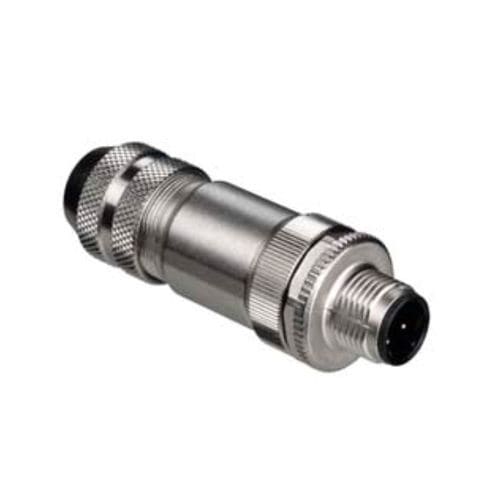 Connettore di dati - S GB-M12-8A-M-SK - Leuze - cilindrico / a vite / di corrente