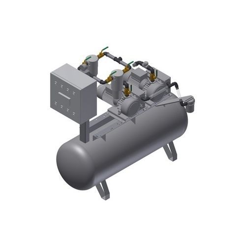 Gruppo da vuoto lubrificato - MEDEVICE 2X28  - Srl - per applicazioni mediche