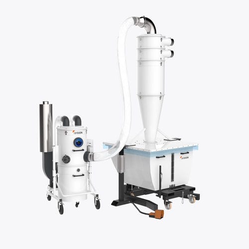 Aspiratore industriale - IV4  - iVision Vacuum - di trucioli / trifase / pneumatico