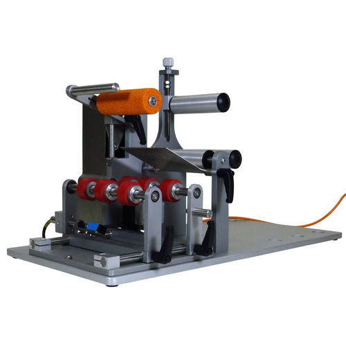Applicatore di etichette per bottiglie - AG1000F - godex - semiautomatico / per lattine / per vasetti