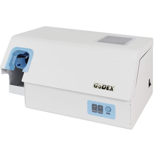 Etichettatrice automatica - GTL-100 - godex - per apparecchiatura medica / per tubi / per applicazione laterale