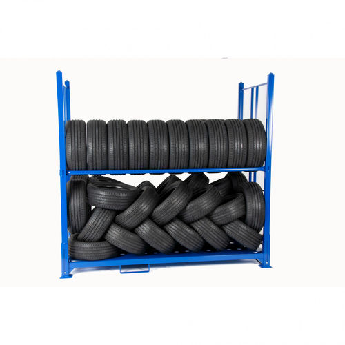 Scaffalatura per magazzino di stoccaggio - ECOTIRErack® TR-EC-32 - GEBHARDT Logistic Solutions GmbH - da trasporto / dinamica / per carichi pesanti