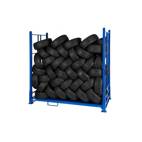Scaffalatura per magazzino di stoccaggio - ECOTIRErack® TR-EC-05 - GEBHARDT Logistic Solutions GmbH - da trasporto / su misura / per pneumatici
