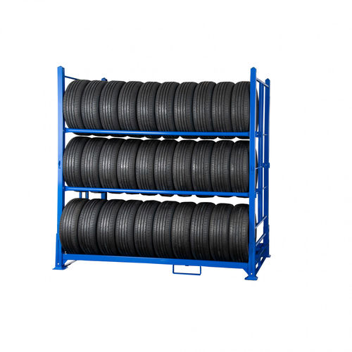 Scaffalatura per magazzino di stoccaggio - ECOTIRErack® TR-EC-12 - GEBHARDT Logistic Solutions GmbH - da trasporto / dinamica / sovrapponibile