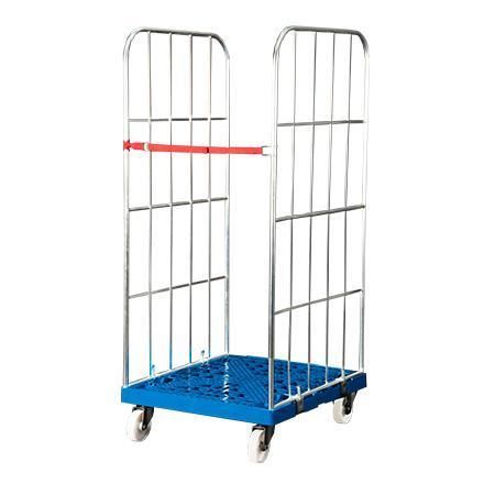 Roll-container multiuso - RBX - GEBHARDT Logistic Solutions GmbH - 2 pannelli / con base plastica / in maglia metallica