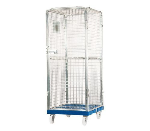 Roll-container multiuso - Secutec - GEBHARDT Logistic Solutions GmbH - 4 pannelli / bloccabile / con base plastica