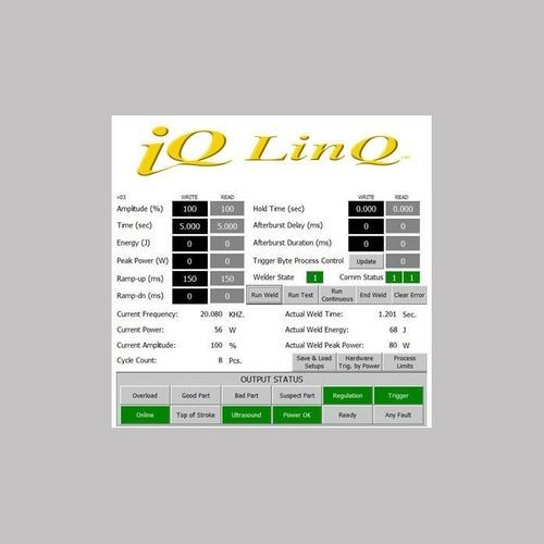 Software di interfaccia - iQ LinQ™ - Dukane Intelligent Assembly Solutions - di qualità / di ingegneria / di regolazione