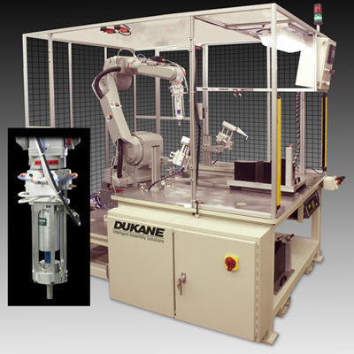Linea di saldatura ad ultrasuoni - Dukane Intelligent Assembly Solutions - robotizzata / per profilati / per macchina di saldatura