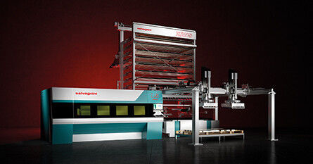 Sistema di smistamento industriale - MCU - SALVAGNINI - con laser / automatico / per pezzi