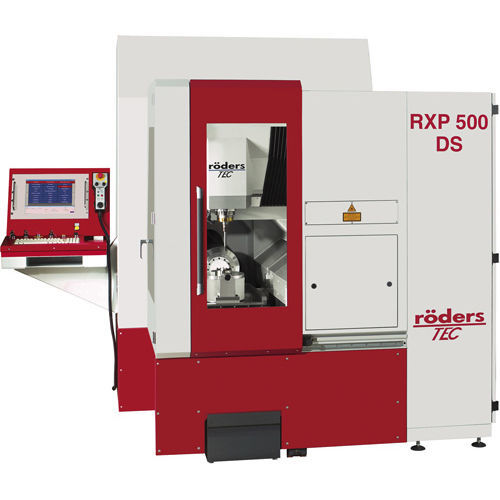 Centro di lavoro CNC 5 assi - RXP500DS - Roeders - verticale / HSK-E40 / 21 utensili