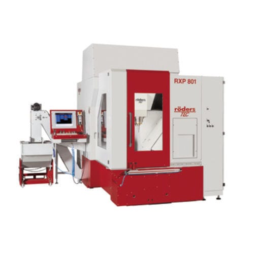Centro di lavoro CNC 3 assi - RXP801 - Roeders - verticale / HSK-E50 / compatto