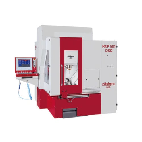 Centro di lavoro CNC 5 assi - RXP501DSC - Roeders - verticale / HSK-E40 / 35 utensili