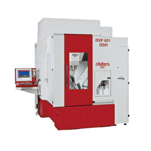 Centro di lavoro CNC 5 assi - RXP601DSH - Roeders - verticale / HSK-E50 / a presa diretta