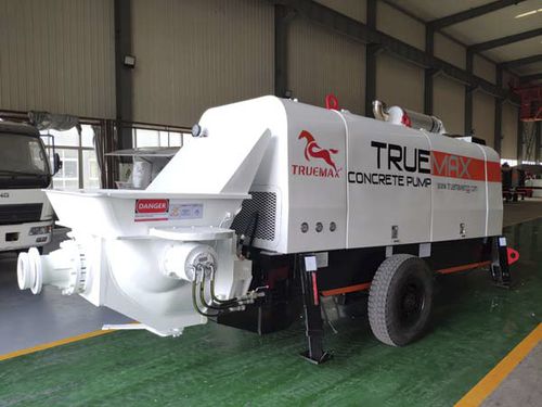 Pompa per calcestruzzo montata su rimorchio - SP90.23.239D - Hangzhou Truemax Machinery & Equipment Cp.,Ltd - per cantiere / elettrica