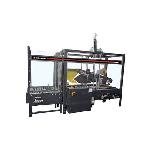 Sigillatrice di cartoni / casse a 4 lembi - LD-16AR - SIGNODE - nastro adesivo / completamente automatica