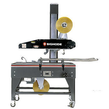 Sigillatrice di cartoni / casse a doppi lembi - Legend U - SIGNODE - nastro adesivo / semiautomatica