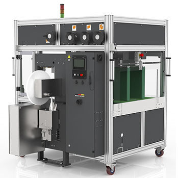 Reggiatrice squadratrice completamente automatica - Sig Corr-Flex series - SIGNODE - per cartoni / per nastri in polipropilene / 380 V trifase