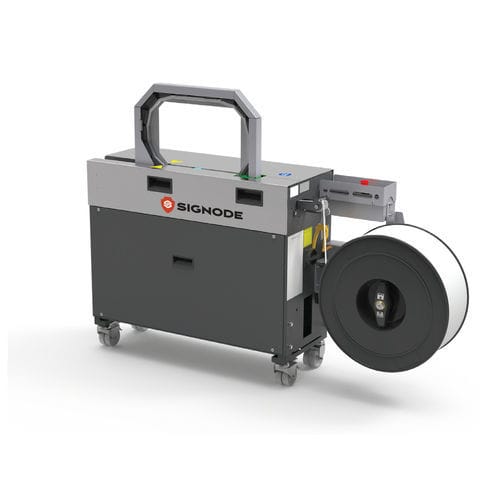 Reggiatrice in linea - SIG-RCM - SIGNODE - automatica / per applicazioni pesanti / per nastri in polipropilene