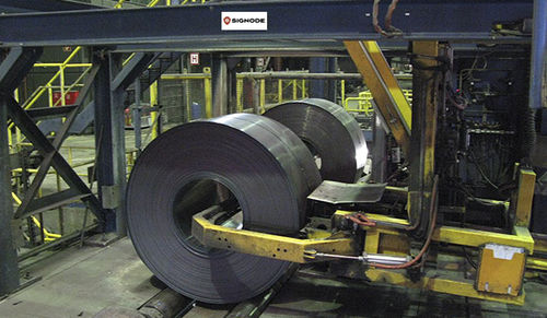 Reggiatrice automatica - EH series - SIGNODE - di bobina / per reggia plastica / per nastro in acciaio