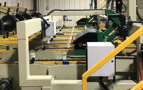 Sistema di marcatura automatico - SIGNODE - di codici a barre / per etichette / per legno