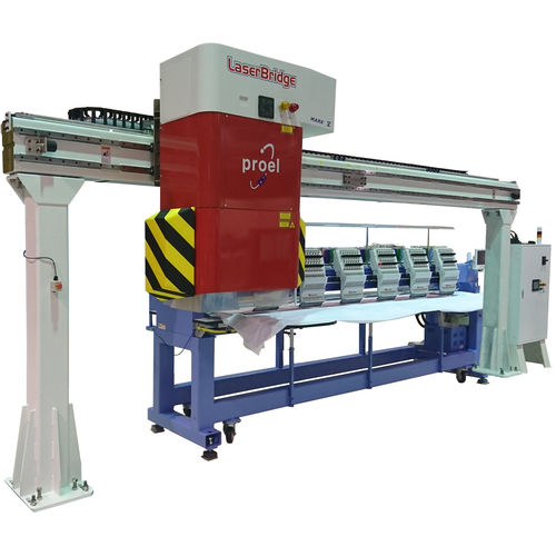 Macchina da taglio laser CO2 - LaserBridge - Proel TSI - per tessuti / per lamiere / controllata da PLC